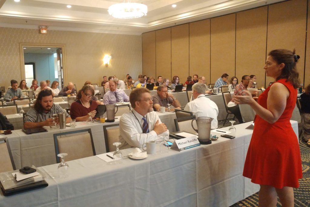 Presenter speaking at the 2017 Tennessee Data Users Conference